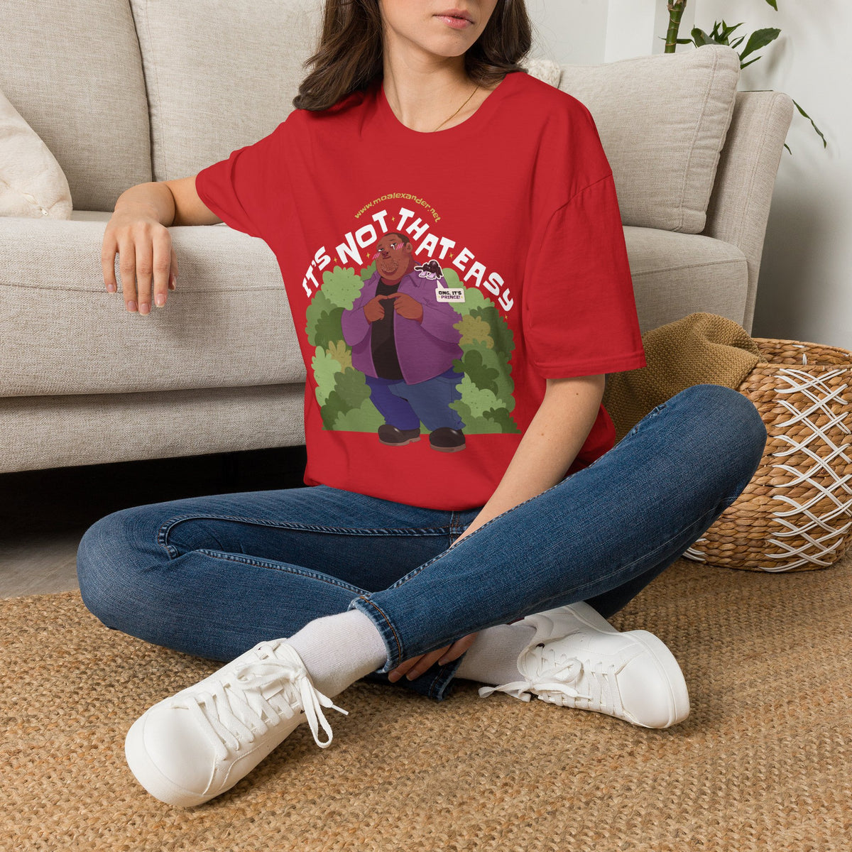 T-Shirt — "It's Not That Easy" Graphic Tee (Comfort Fit)