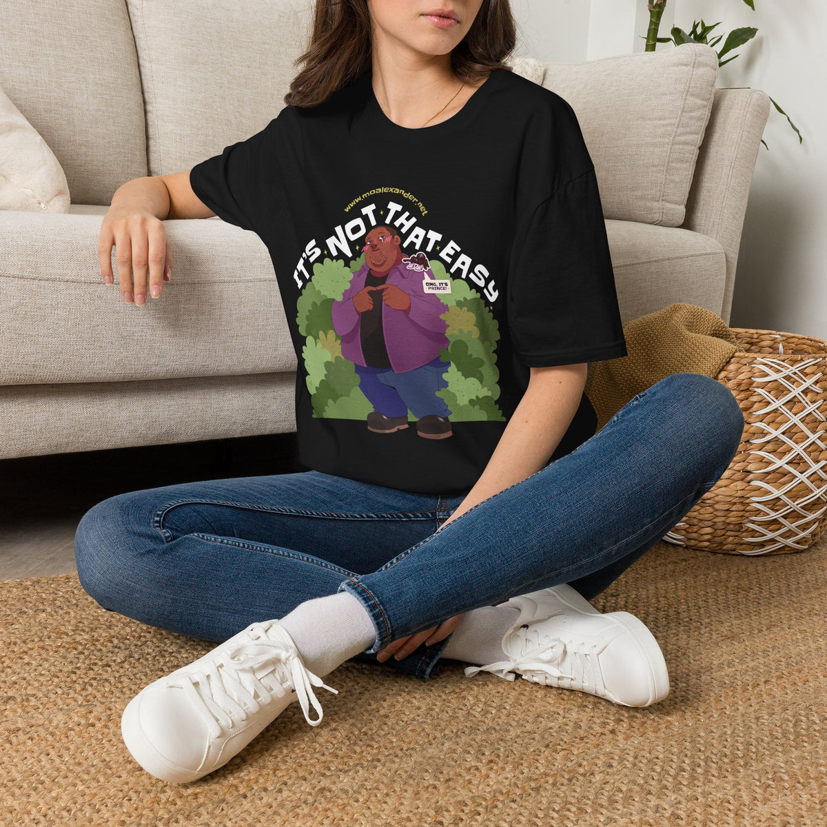 T-Shirt — "It's Not That Easy" Graphic Tee (Comfort Fit)