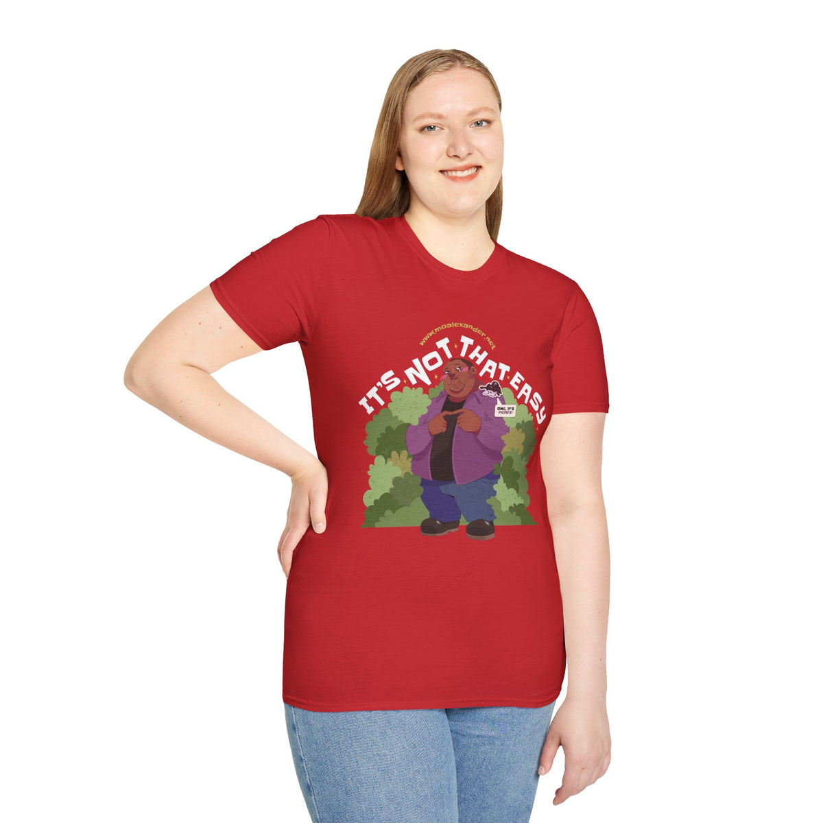 T-Shirt — "It's Not That Easy" Graphic Tee (Comfort Fit)