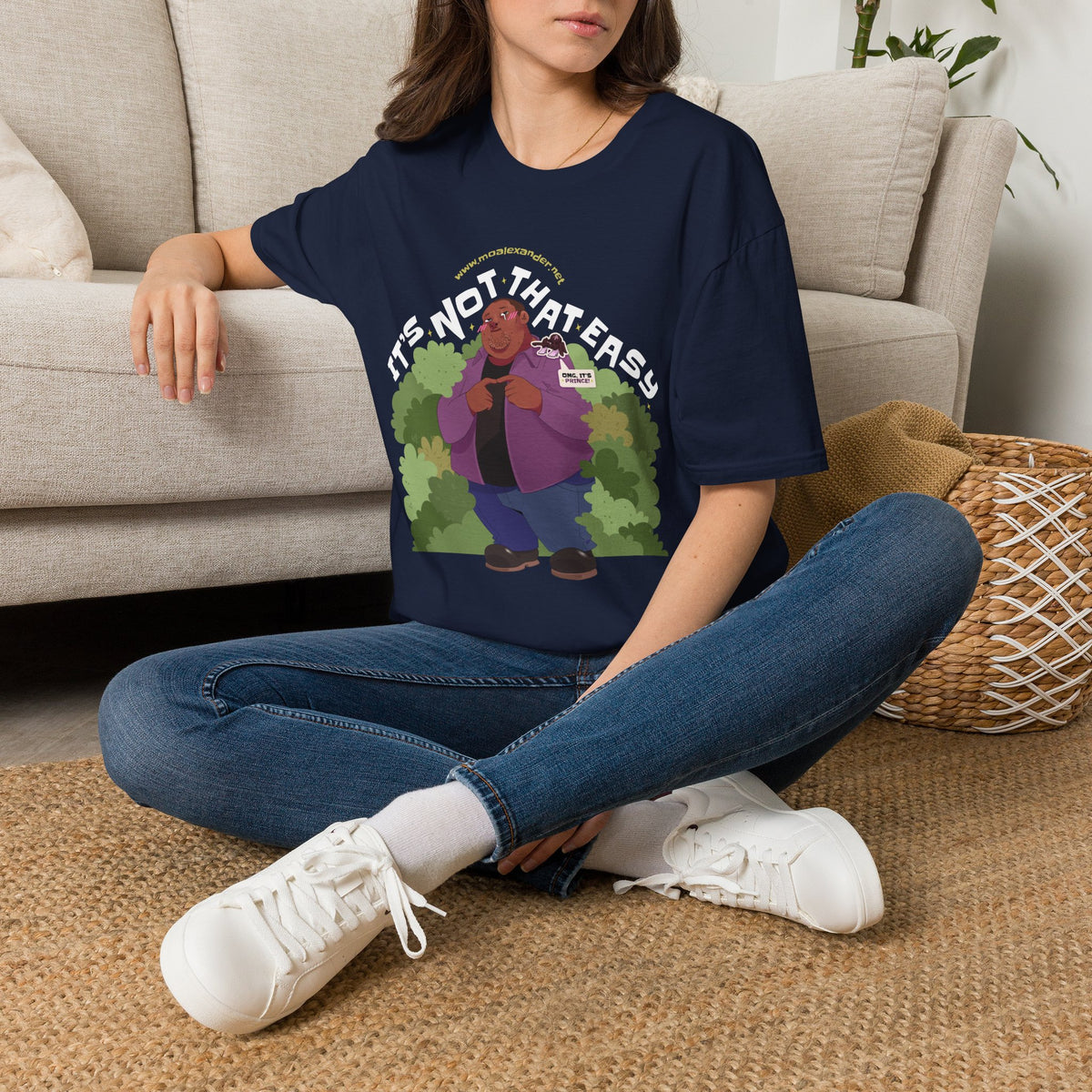 T-Shirt — "It's Not That Easy" Graphic Tee (Comfort Fit)
